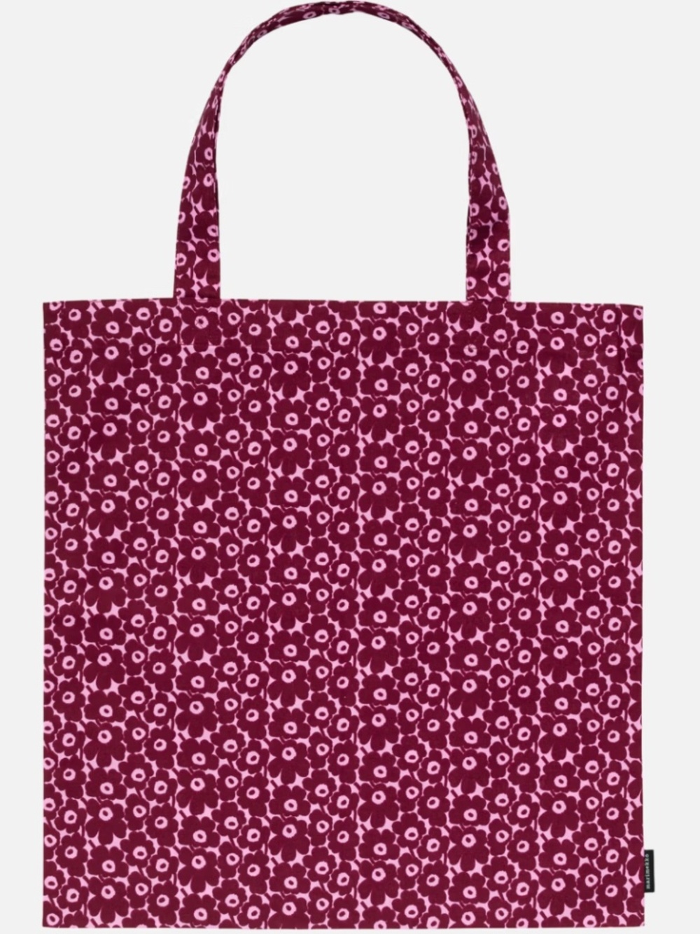 Marimekko Pikkuinen Unikko Organic Cotton Tote Shopper Carrier Bag NWT RARE